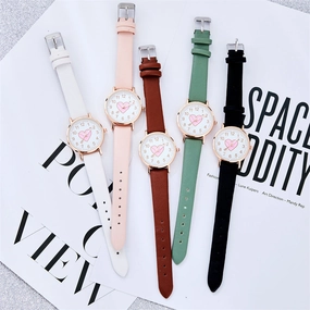 Cute arrow through the heart quartz watch wholesale