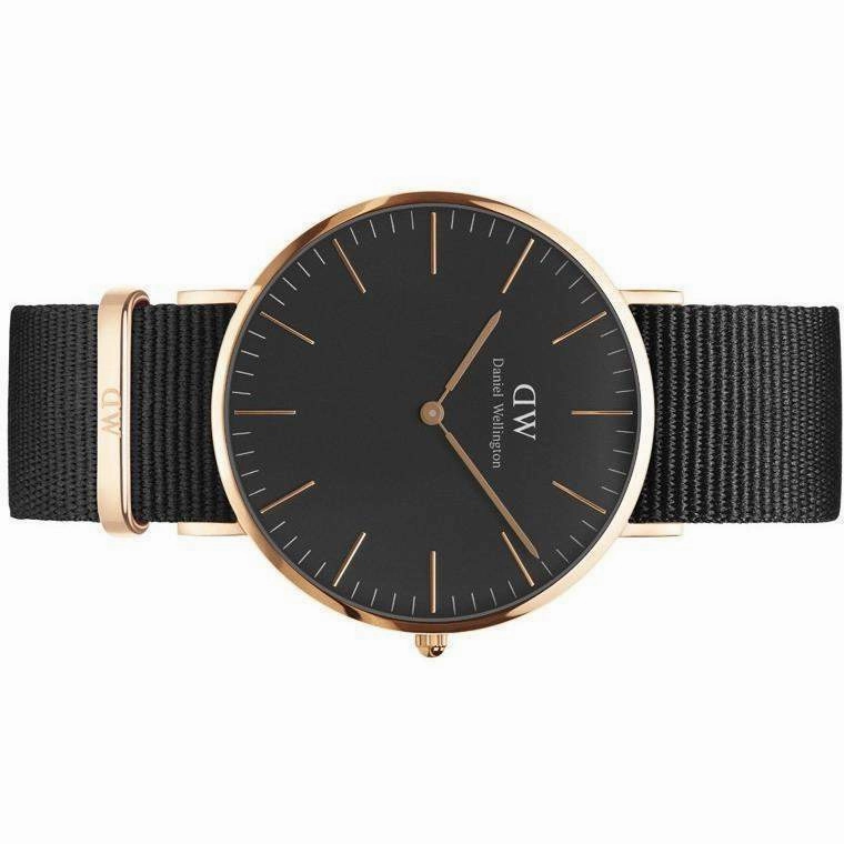 Daniel Wellington Classic Black RG Cornwall 40mm