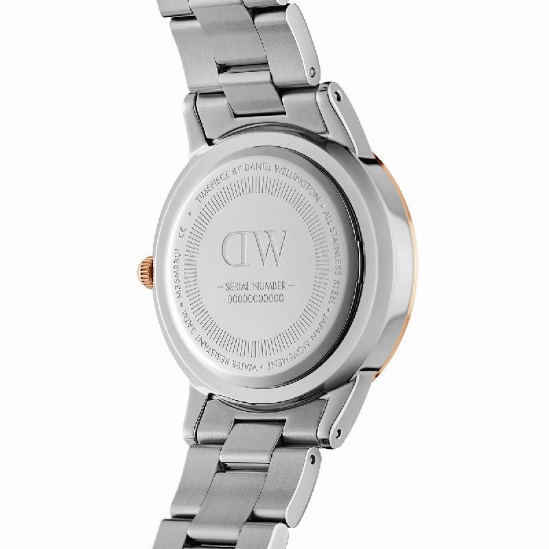 Daniel Wellington Iconic Link Lumine Rose Gold Watch 28mm