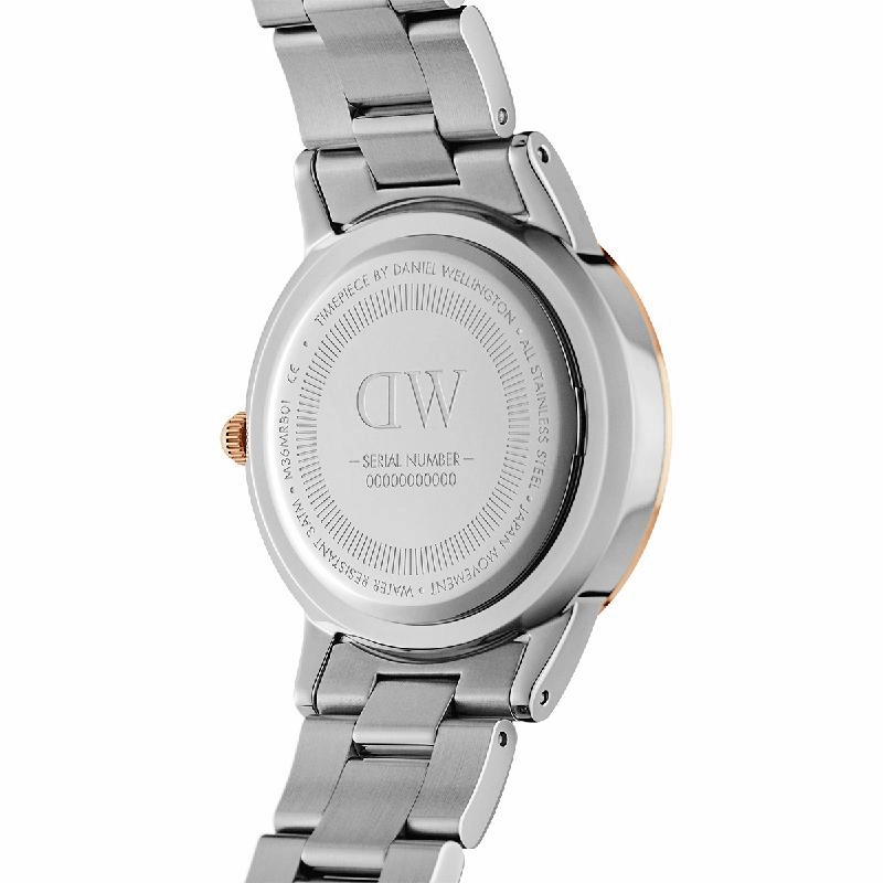 Daniel Wellington Iconic Link Lumine Rose Gold Watch 32mmn