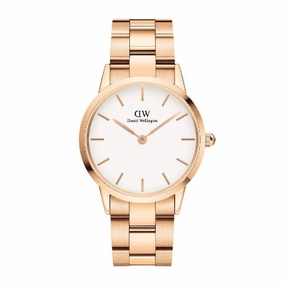 Daniel Wellington Iconic Link Rose Gold Watch 36mm