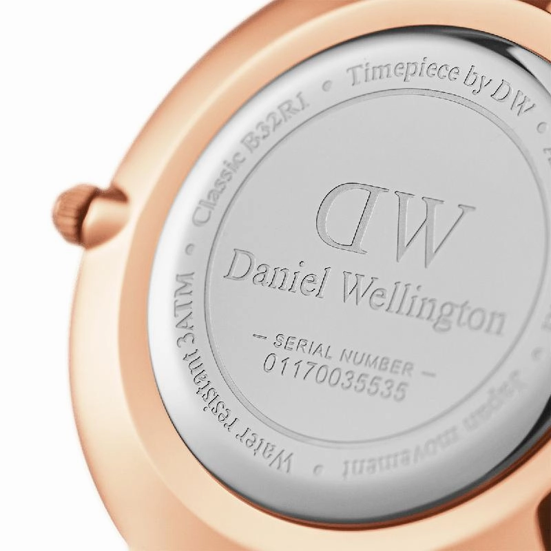 Daniel Wellington Petite Ashfield Rose Gold Watch 32mm