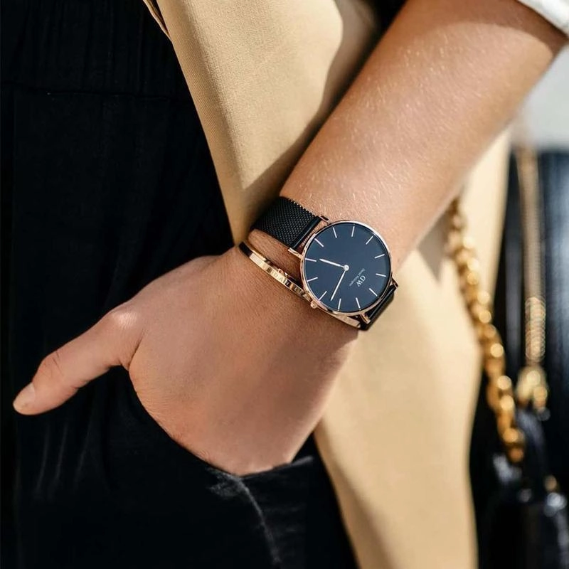 Daniel Wellington Petite Ashfield Rose Gold Watch 36mm