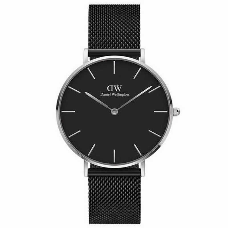 Daniel Wellington Petite Ashfield Silver Watch 36mm