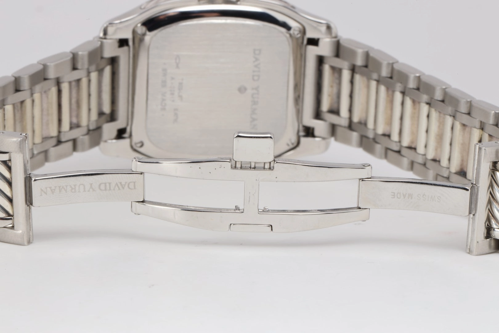 David Yurman Thoroughbred T302-LST Stainless Steel & Sterling Silver 35mm Watch