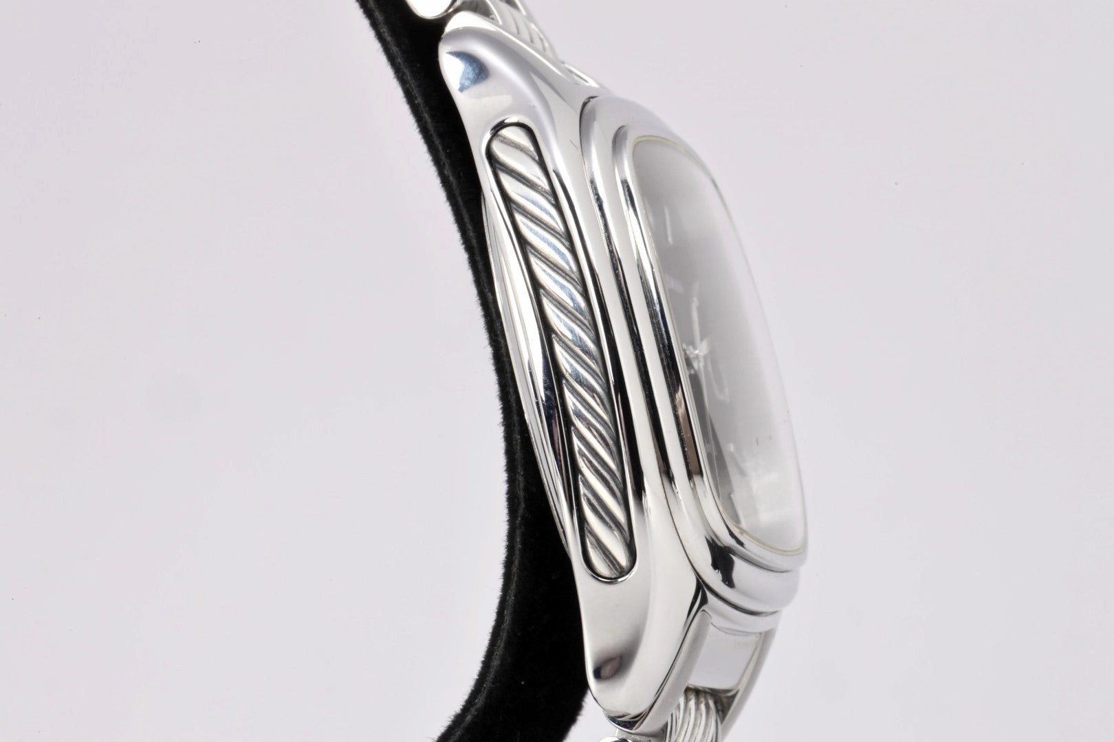 David Yurman Thoroughbred T302-LST Stainless Steel & Sterling Silver 35mm Watch