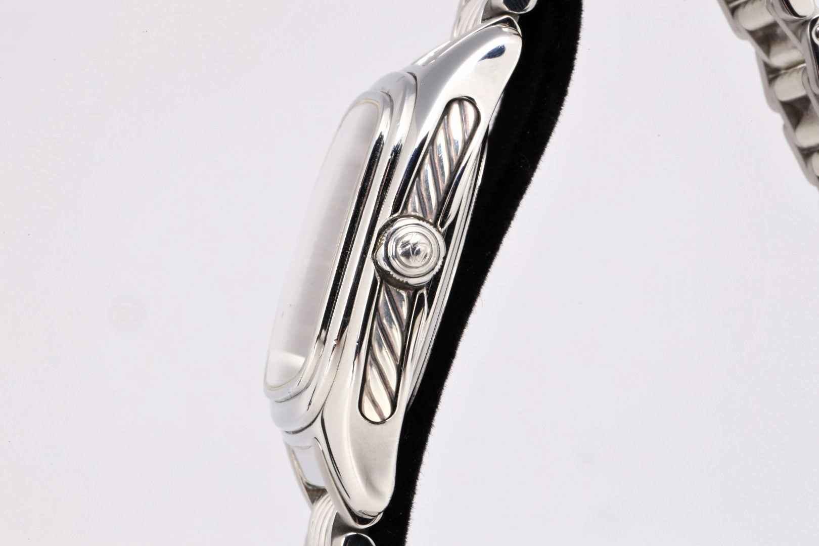 David Yurman Thoroughbred T302-LST Stainless Steel & Sterling Silver 35mm Watch