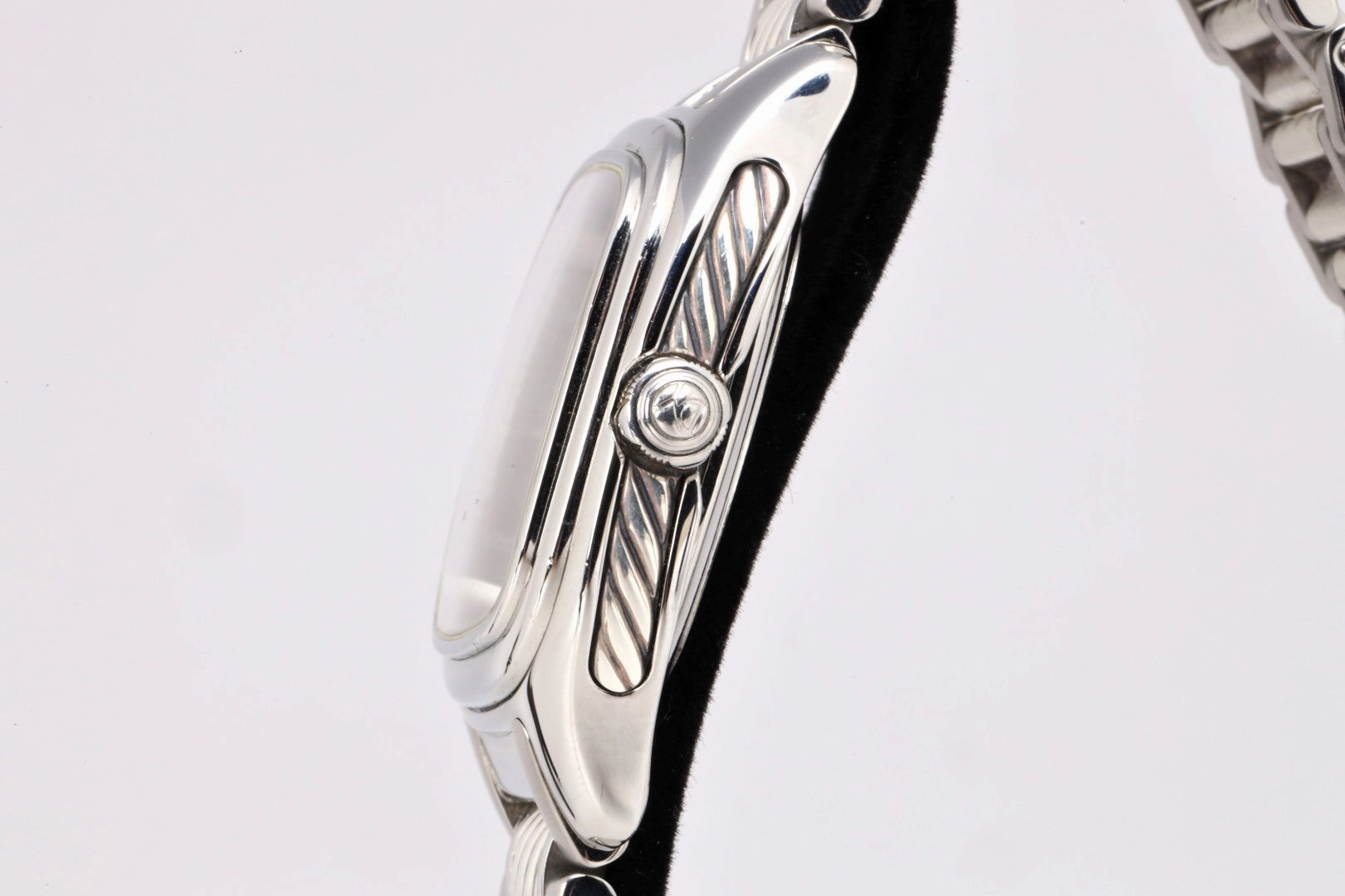 David Yurman Thoroughbred T302-LST Stainless Steel & Sterling Silver 35mm Watch
