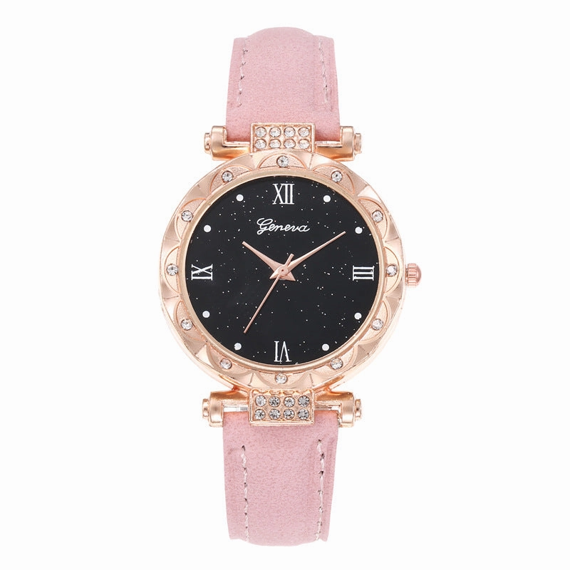 Diamond Roman Round Ladies Watch