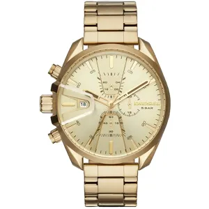Diesel Men's Watch - MS9 Quartz Chronograph Yellow Gold Steel Bracelet | DZ4475