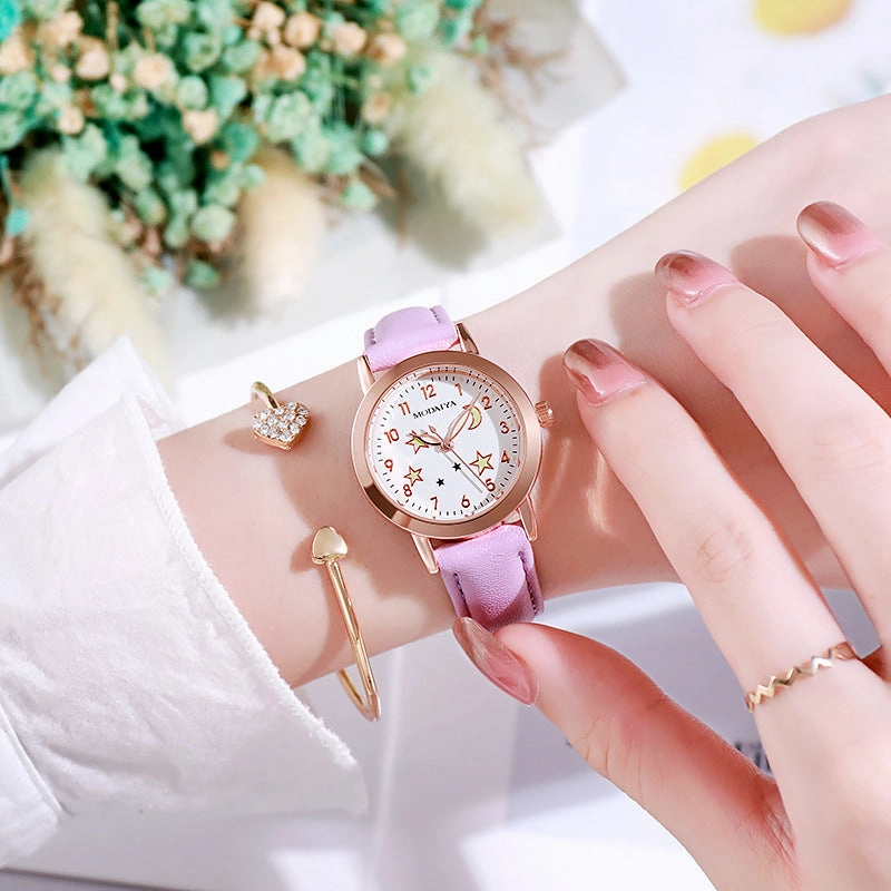 Digital Womens Watch Korean Style Waterproof