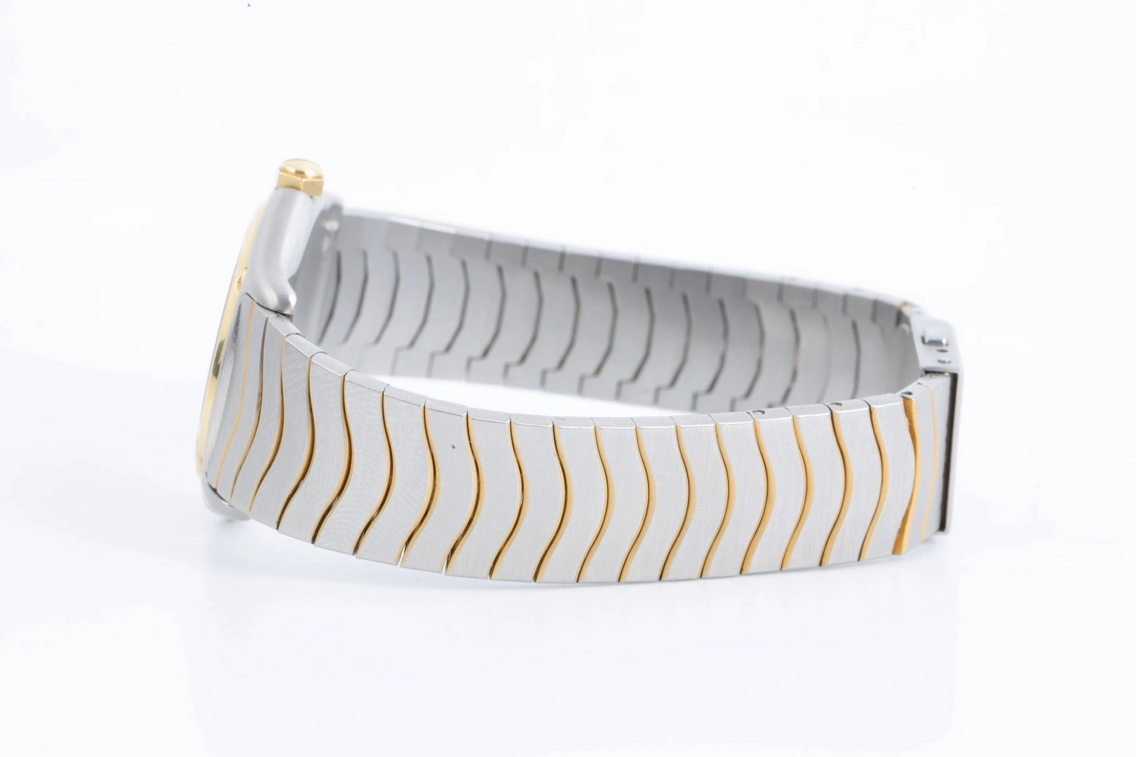 Ebel Classic Wave 181908 Stainless Steel & 18K Yellow Gold 26mm Ladies Watch