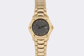 Ebel Sportwave 887902 18k Yellow Gold 34mm Watch (131.07g.)