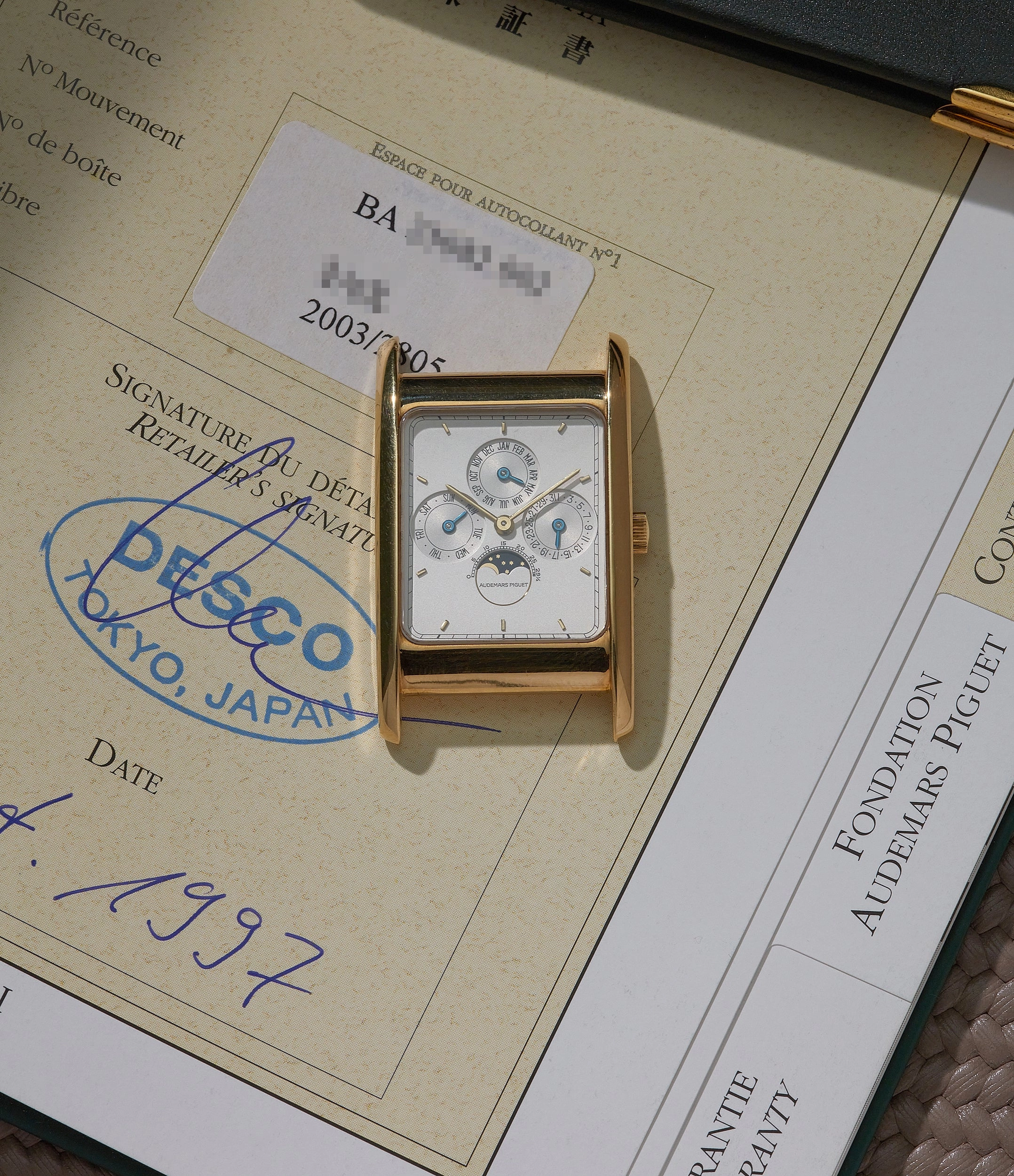 Edward Piguet Quantime Perpetuel | Yellow Gold