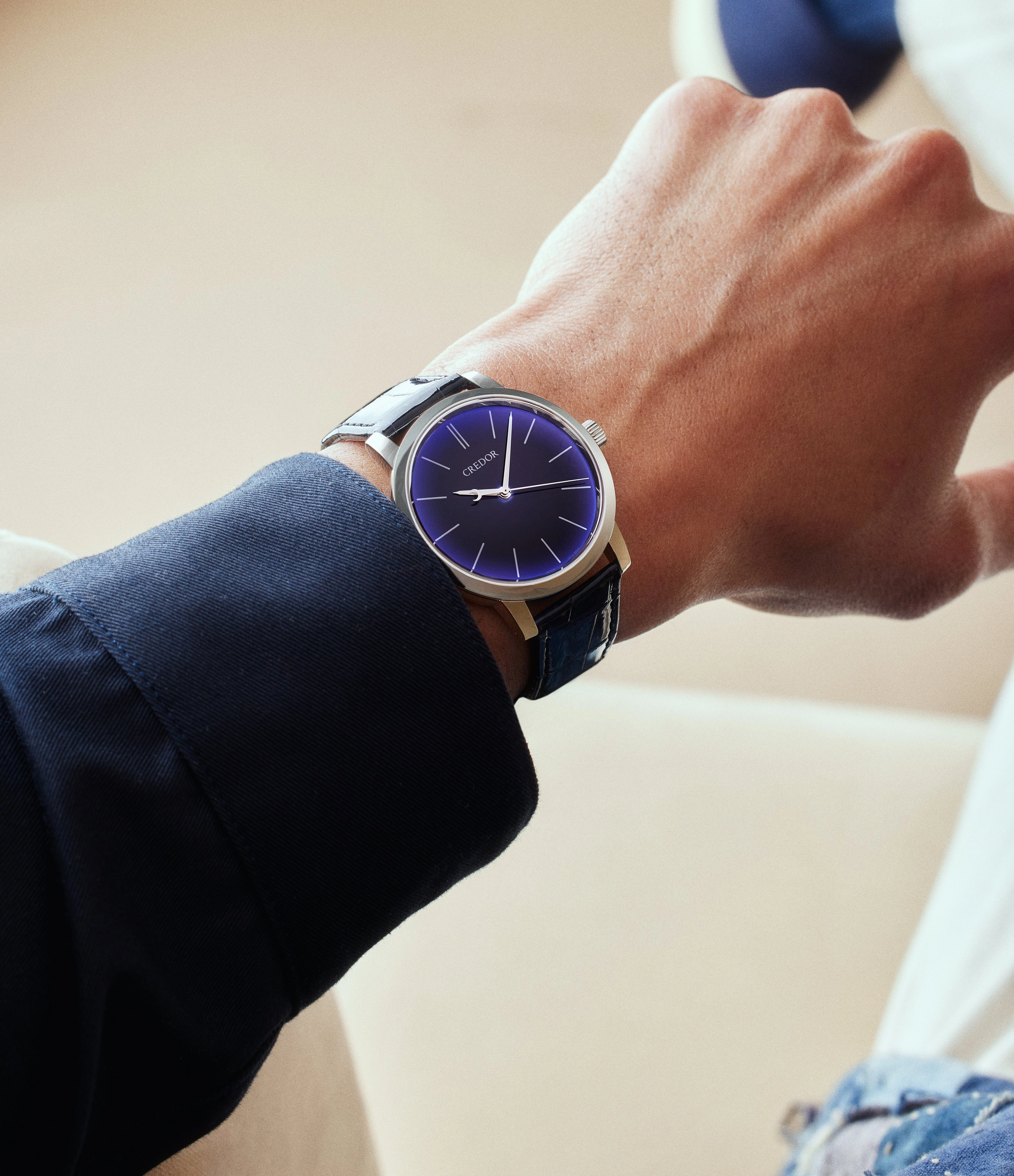 Eichi II | 'Ruri' Blue Dial | GBLT997 | Platinum