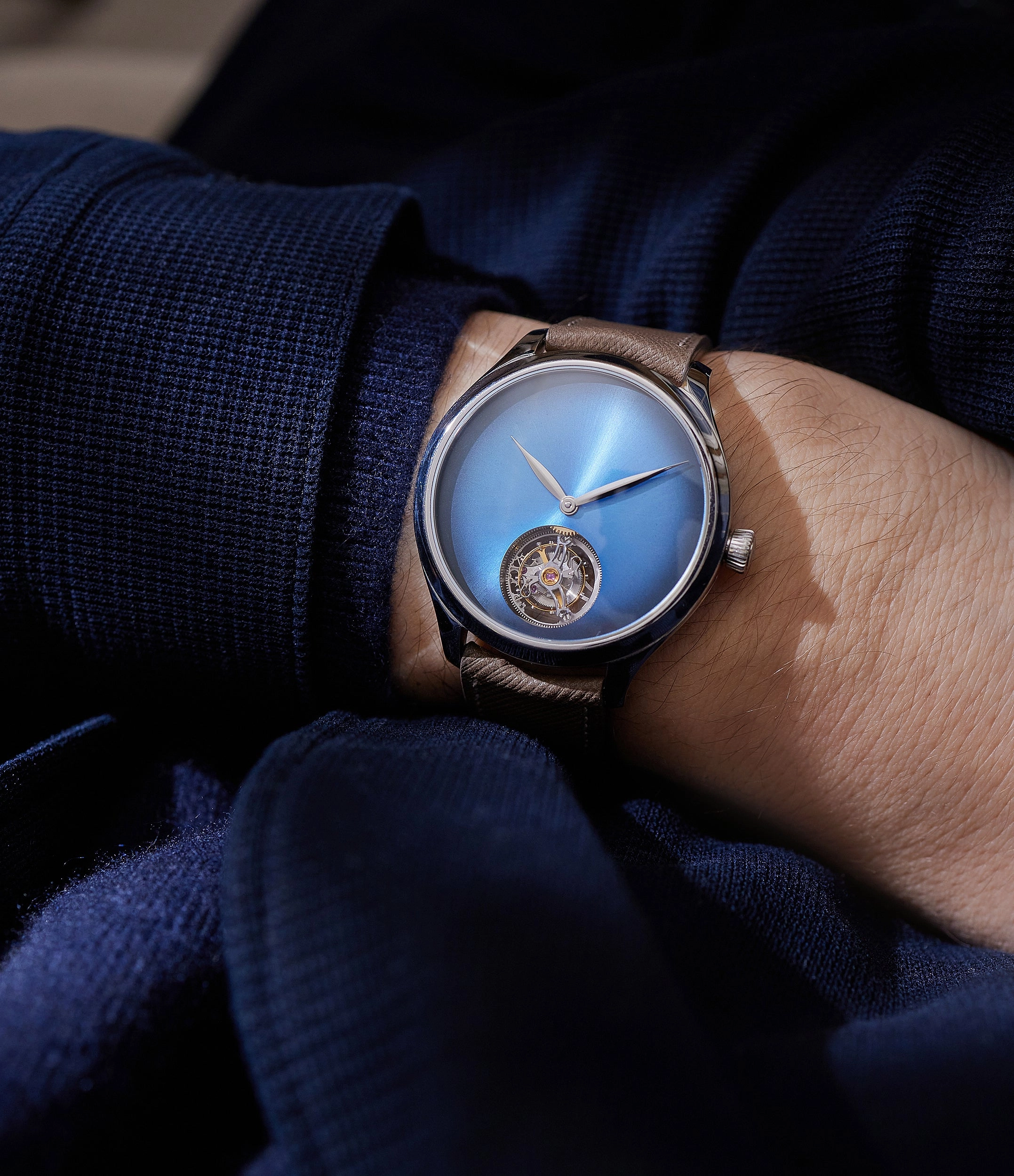 Endeavour Tourbillon Concept | "Funky Blue" | White Gold