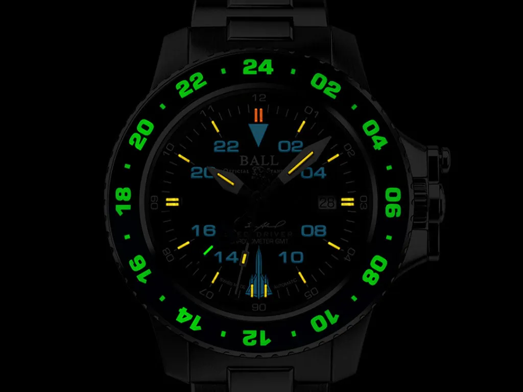 Engineer Hydrocarbon AeroGMT Sled Driver Black/Blue - Ltd Ed 199pcs Ref. DG2018C-S17C-BK