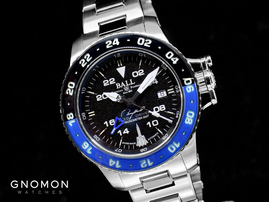 Engineer Hydrocarbon AeroGMT Sled Driver Black/Blue - Ltd Ed 199pcs Ref. DG2018C-S17C-BK