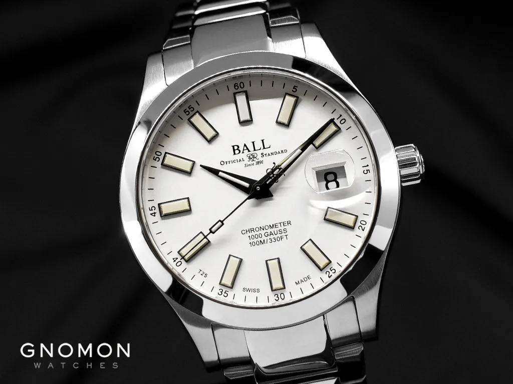 Engineer III Marvelight Chronometer White Ref. NM9026C-S6CJ-WH - 904L Steel