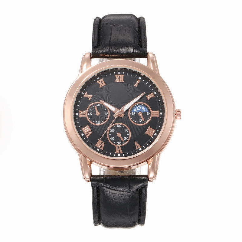 Fake three-eye men's belt watch wholesale