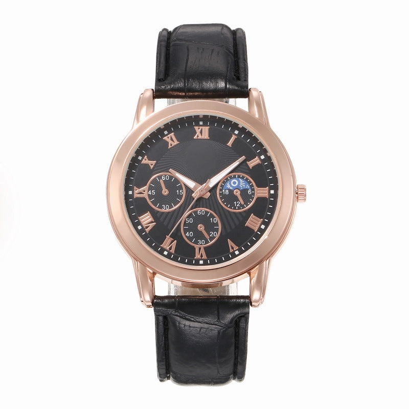 Fake three-eye men's belt watch wholesale