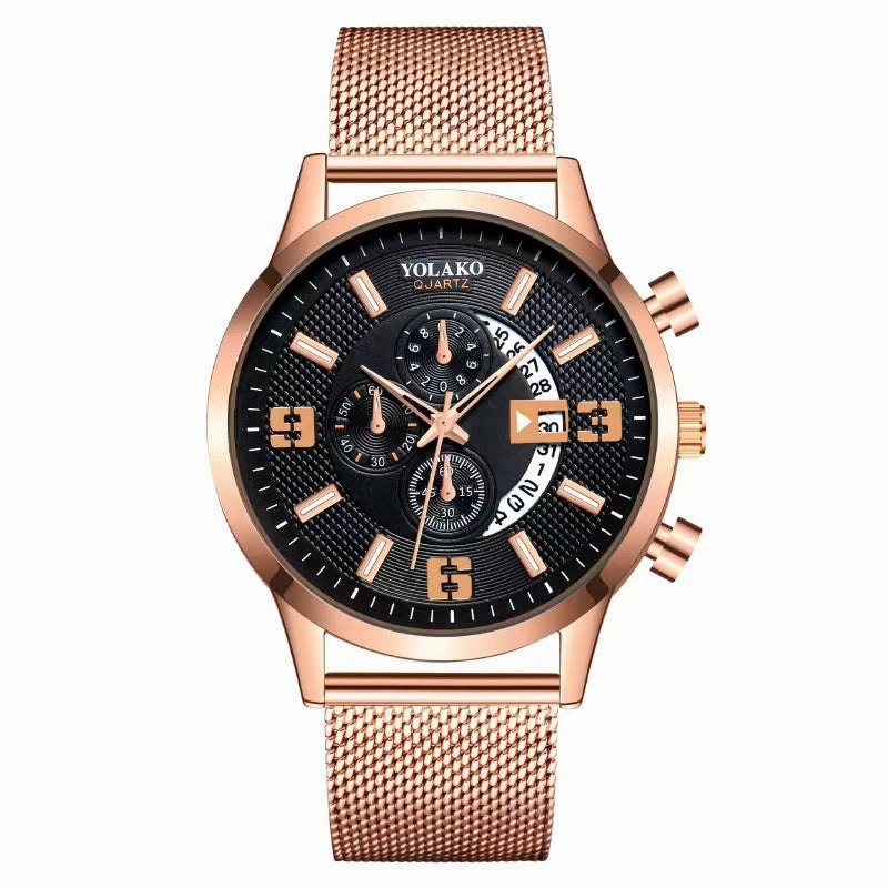 Fashion Big Digital Calendar Men's Watch
