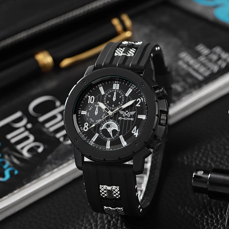 Faux Three-Eye Men's Quartz Watch