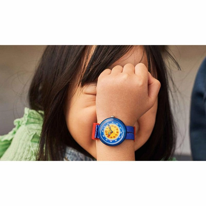Flik Flak RETRO BLUE Watch FBNP187
