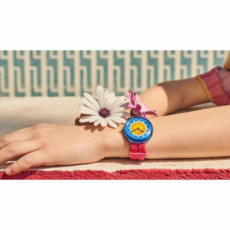 Flik Flak RETRO PINK Watch FBNP190