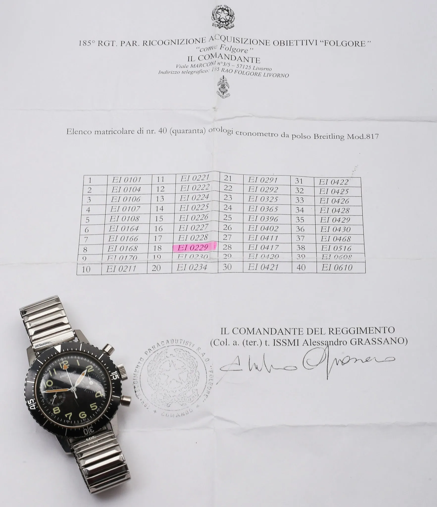 Folgore Italian Military | 817 | Steel