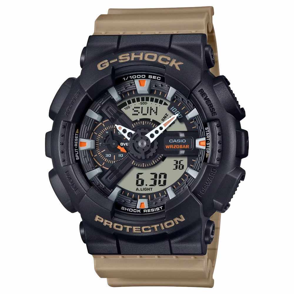 G-Shock Analog/Digital 110 Series, Beige