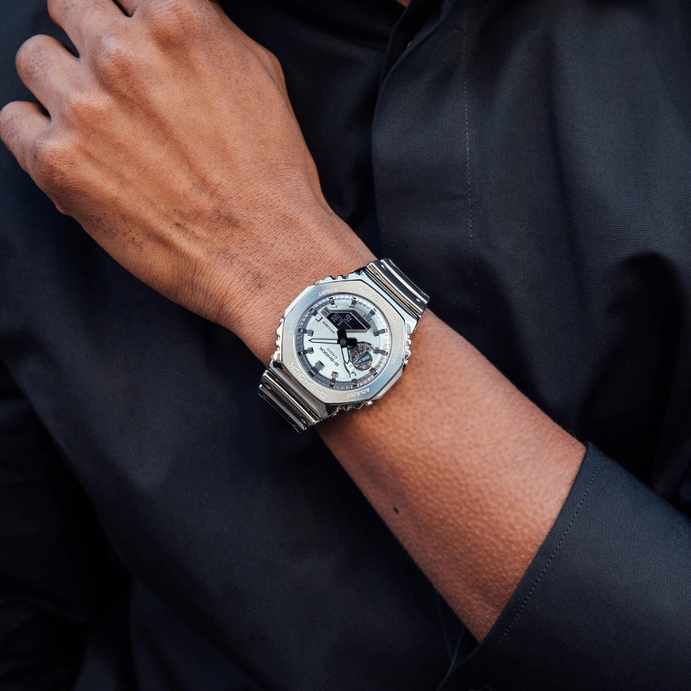 G-Shock G-Steel 2100 Series Metallic Watch