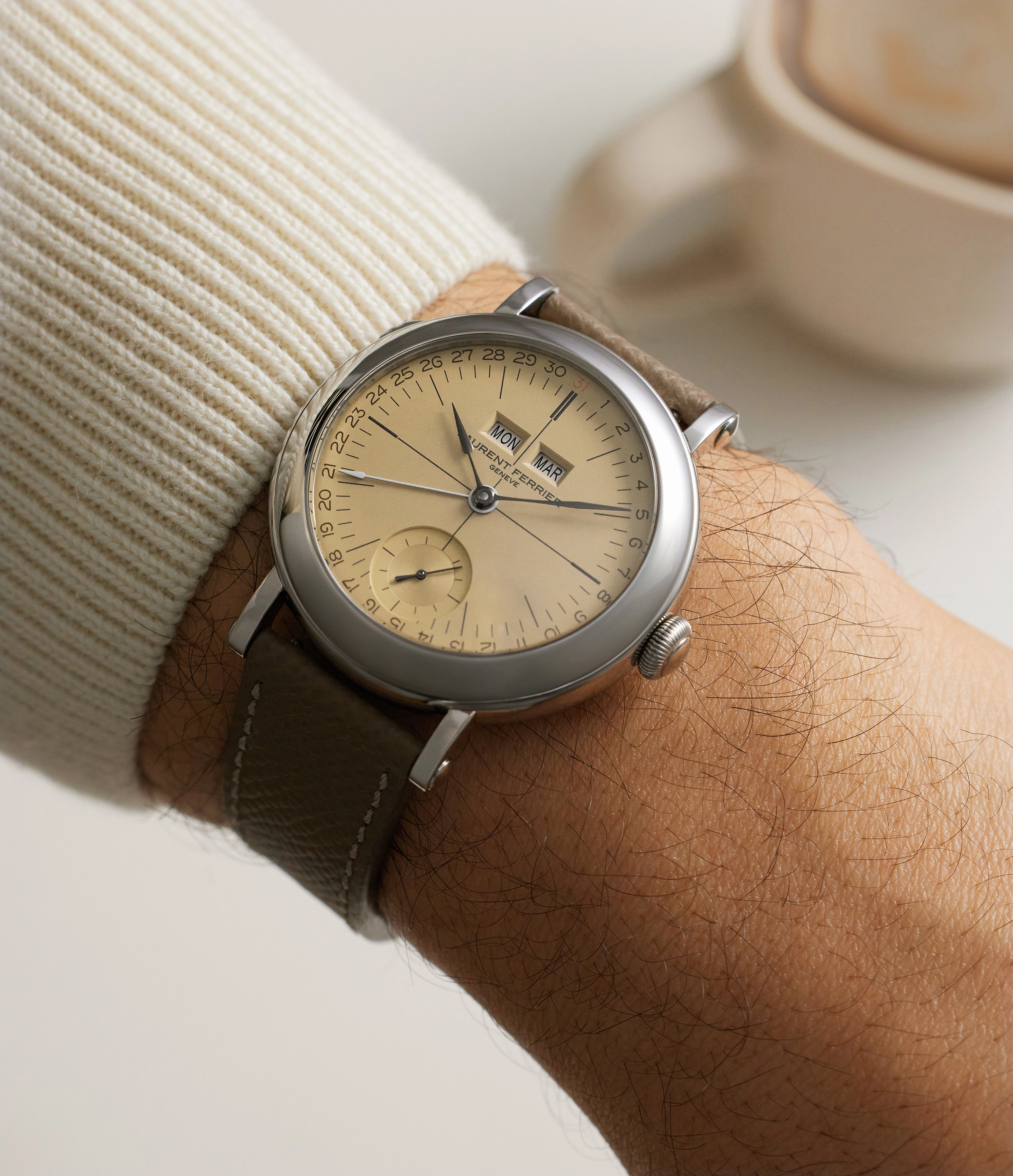 Galet Annual Calendar "Vintage" | Stainless Steel