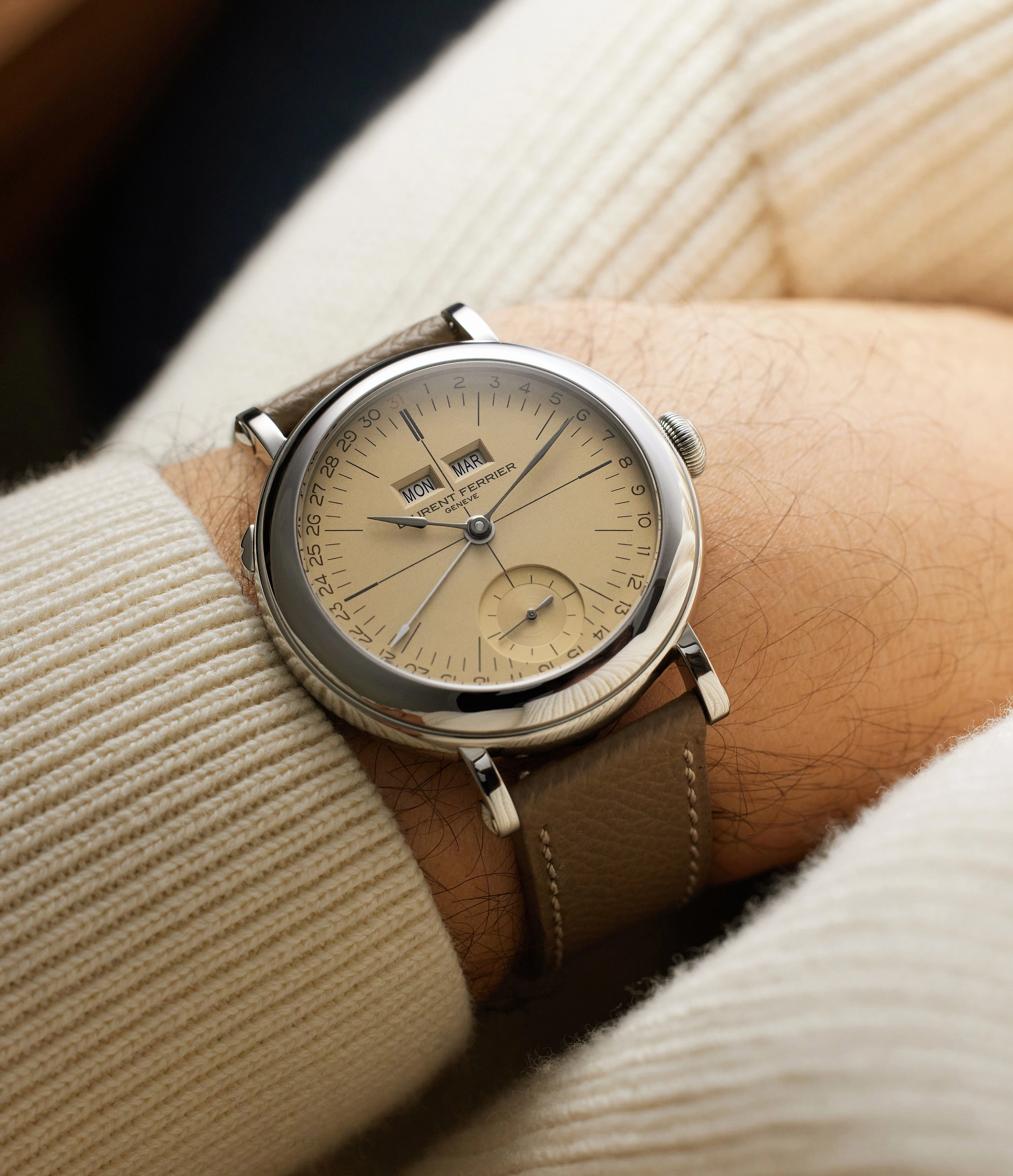 Galet Annual Calendar "Vintage" | Stainless Steel