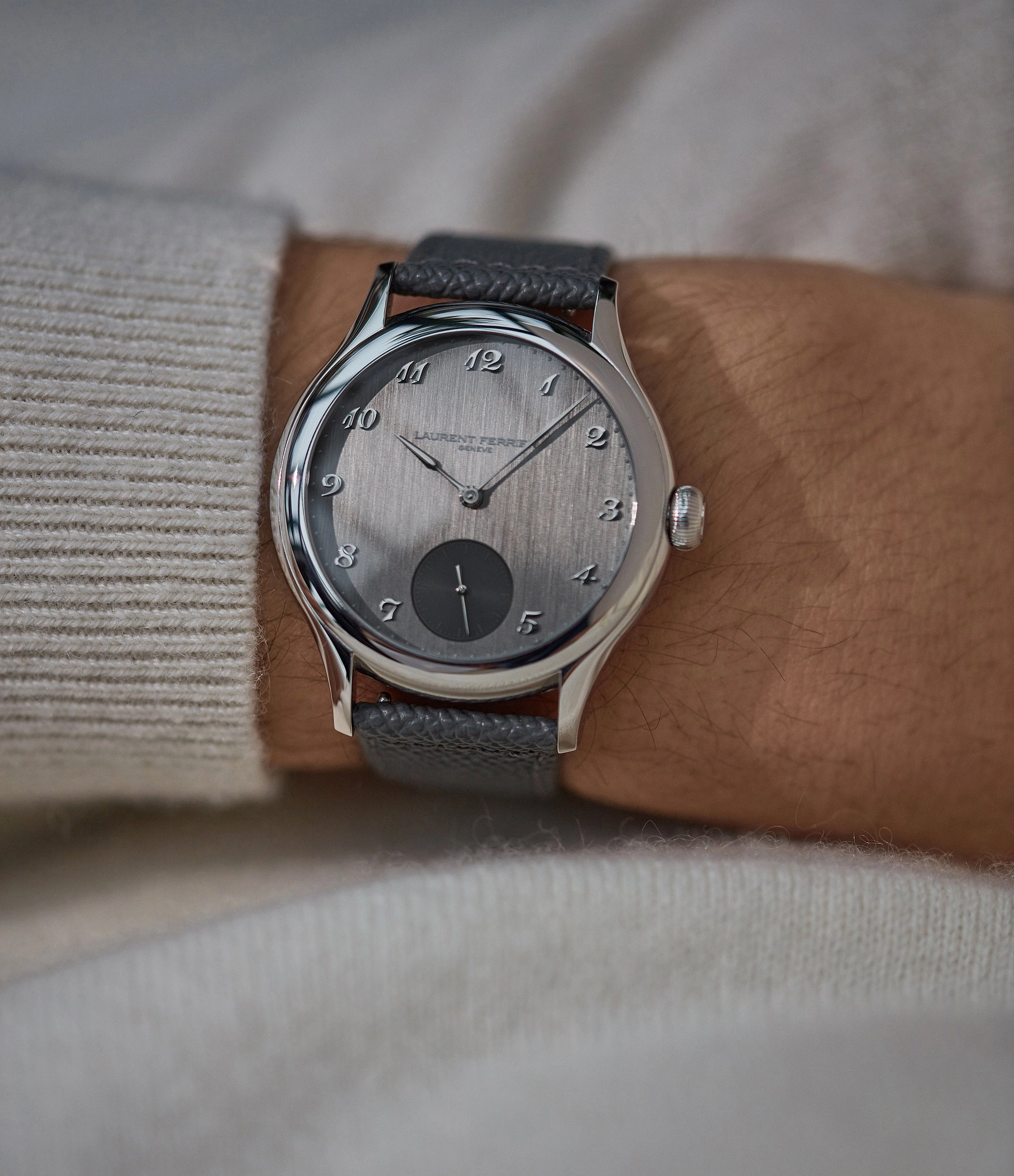 Galet Micro-rotor | Brushed Dial | Steel