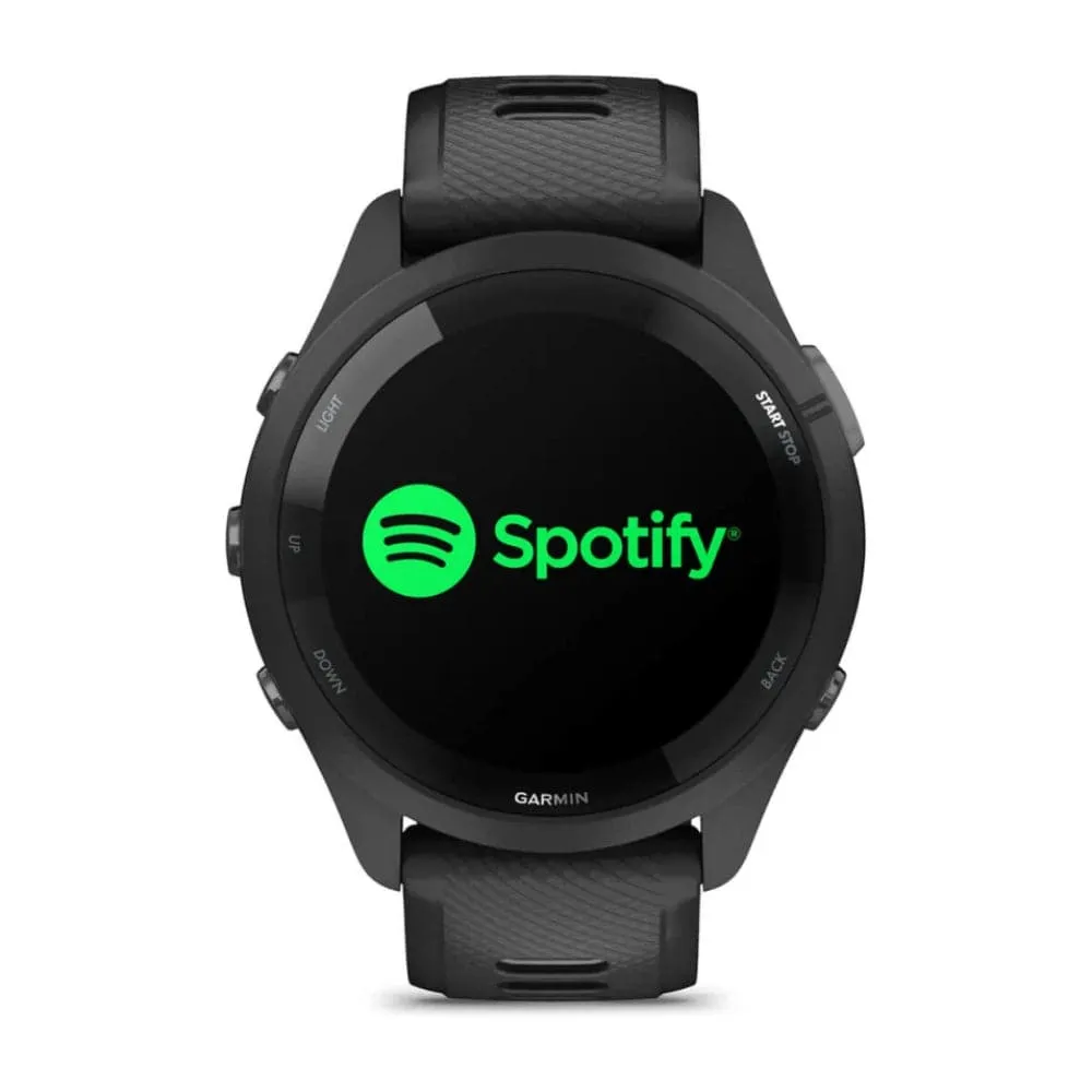Garmin Forerunner 265 Black Silicone Strap Unisex Smartwatch GM-010-02810-50