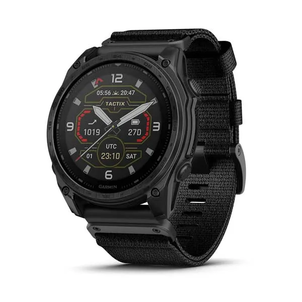 Garmin Tactix 8 Solar Edition Black Nylon Strap Men Smartwatch GM-010-03407-22