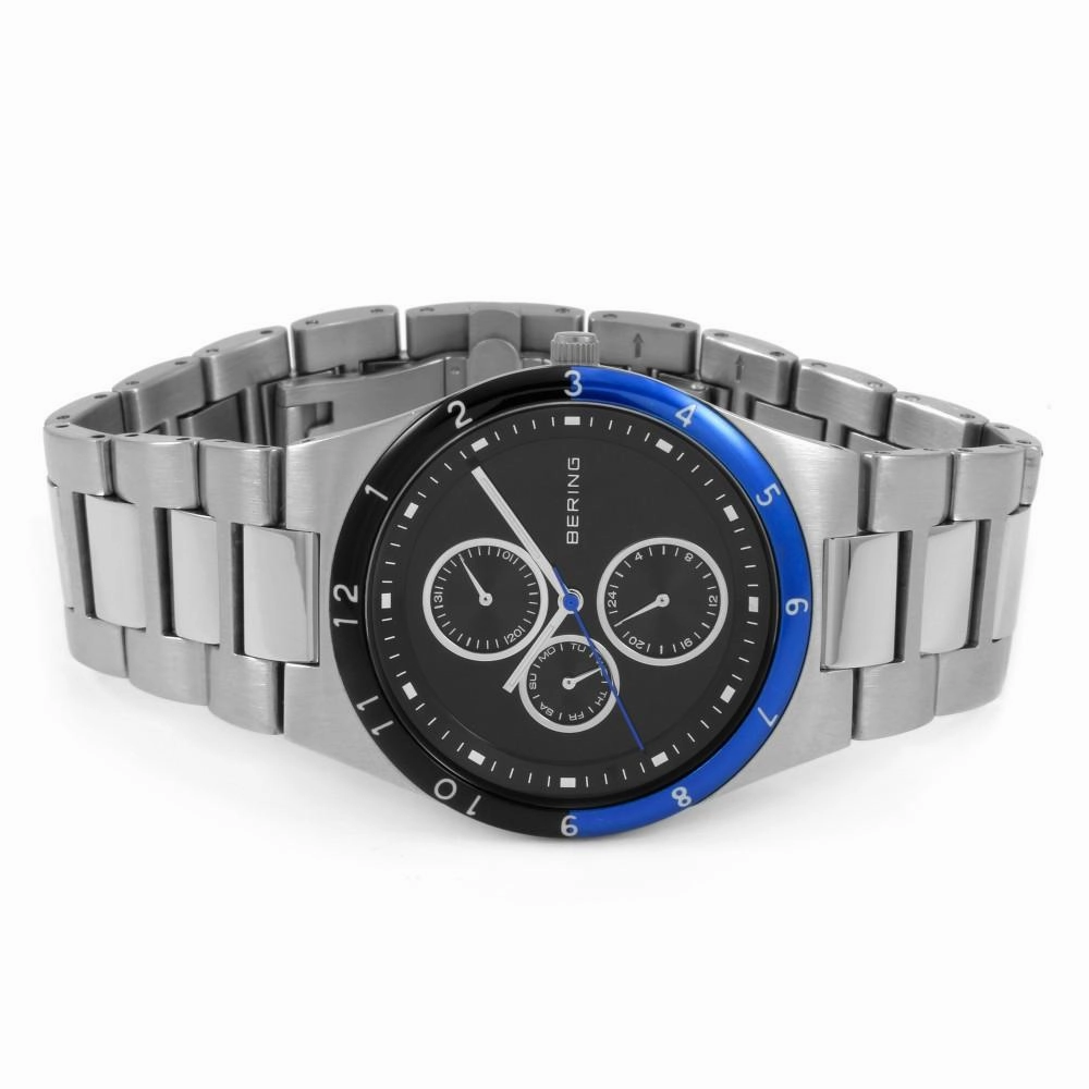 Gentlemen's Bering 39mm Multifunction Stainless Steel Bracelet Watch, 32339-702