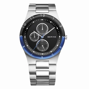 Gentlemen's Bering 39mm Multifunction Stainless Steel Bracelet Watch, 32339-702