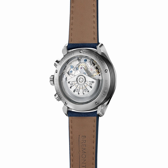 Gentlemen's Bremont ALT1-C Stainless Steel Automatic Chronograph Blue Nubuck Strap Watch, ALT1-C/BL