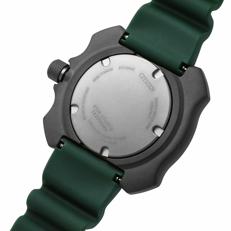 Gentlemen's Citizen Promaster Titanium Day Eco-Drive Rubber Strap Watch, BN0228-06W