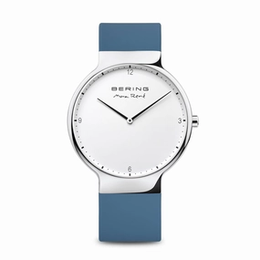 Gentlemen's Max Ren Bering 40mm Quartz Stainless Steel Rubber Strap Watch, 15540-700
