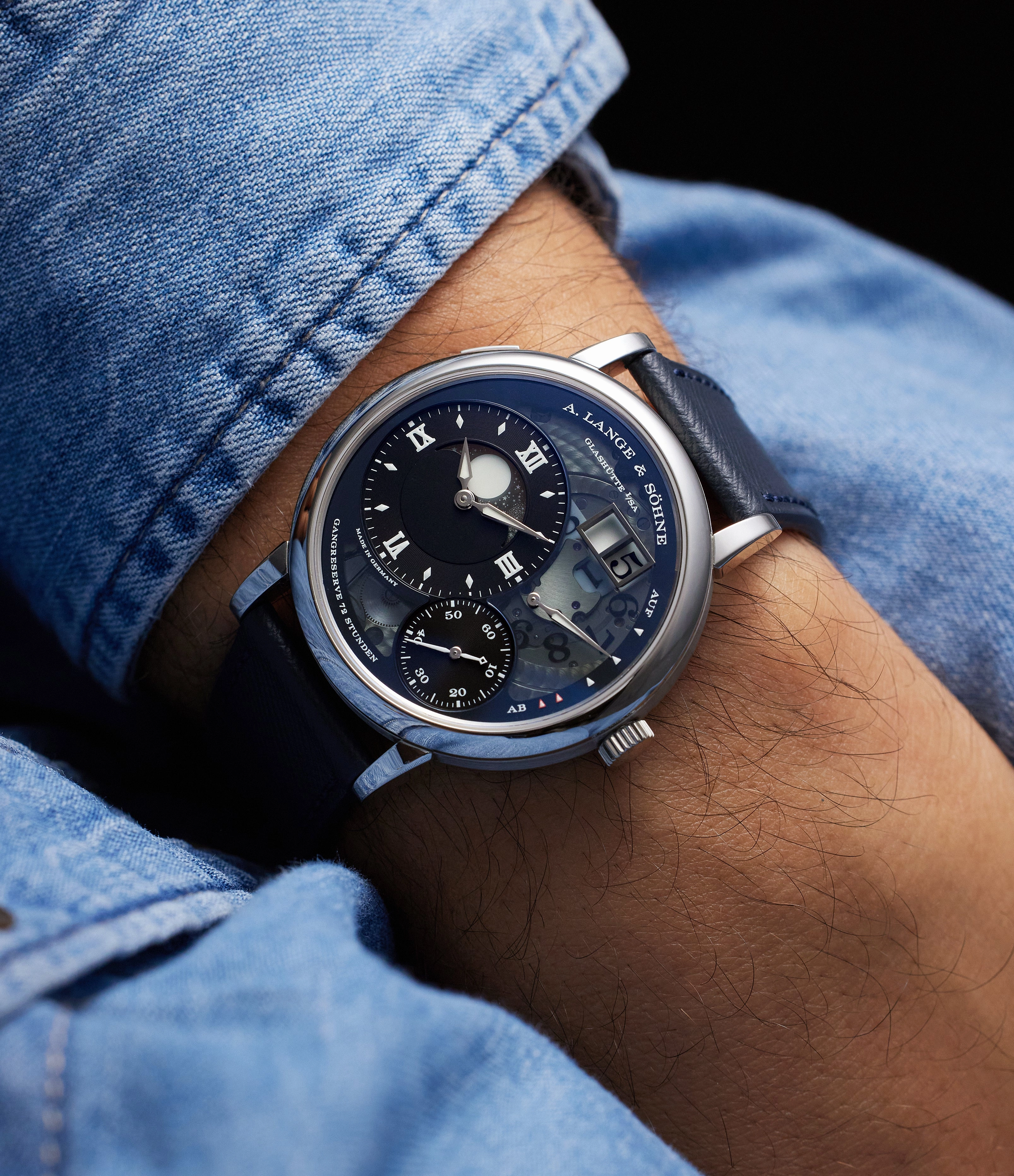 Grand Lange 1 Moon Phase Lumen | 139.035F | Platinum