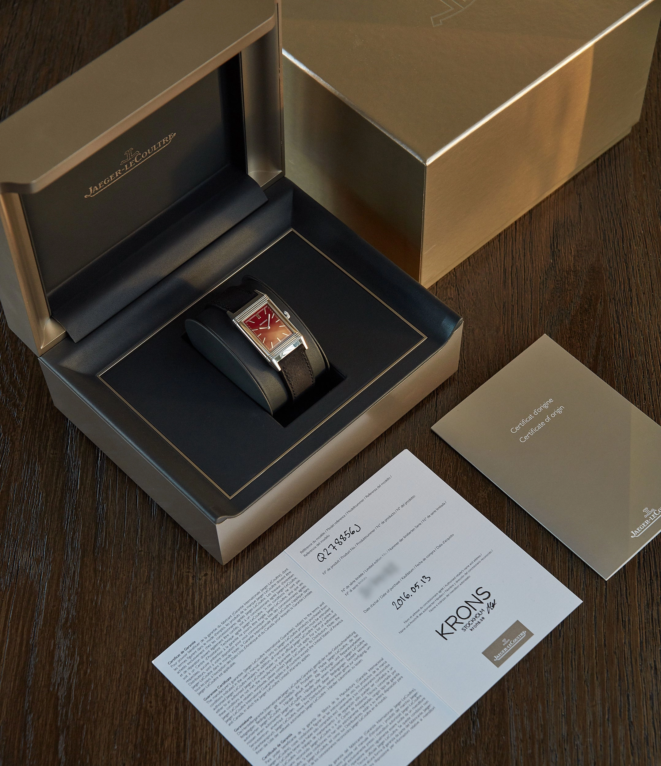 Grand Reverso 1931 JLQ278856J | 'Rouge' Edition | Steel
