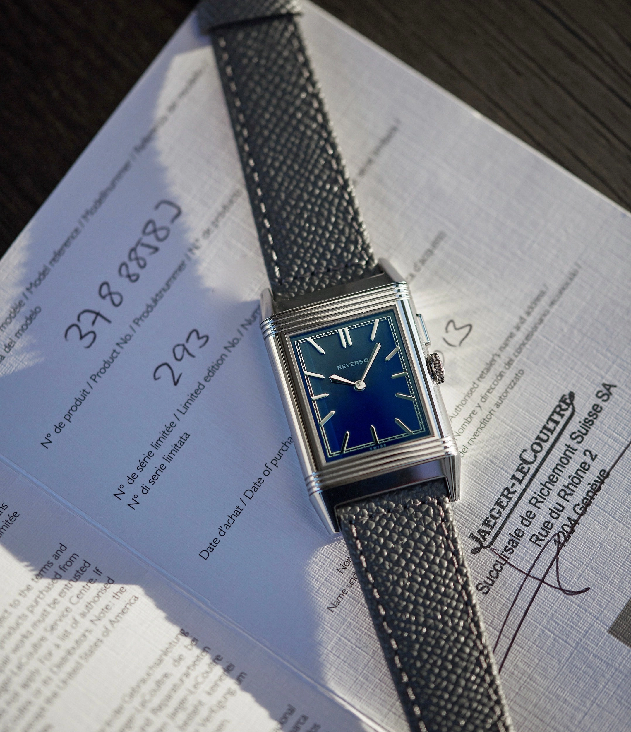 Grand Reverso Duoface | Boutique Blue | Steel