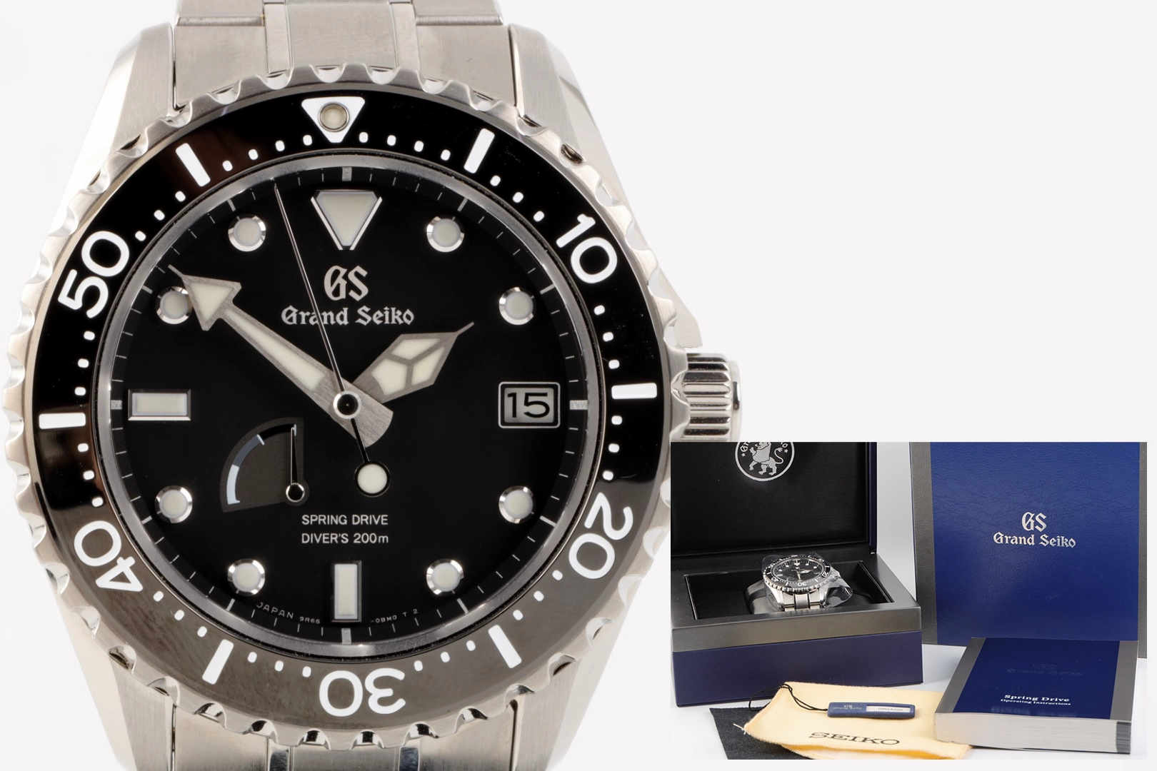 Grand Seiko Spring Drive SBGA229 44mm Watch