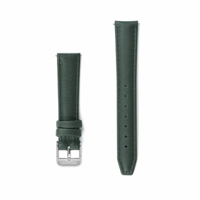 Green Leather Watch Strap - 16mm Width
