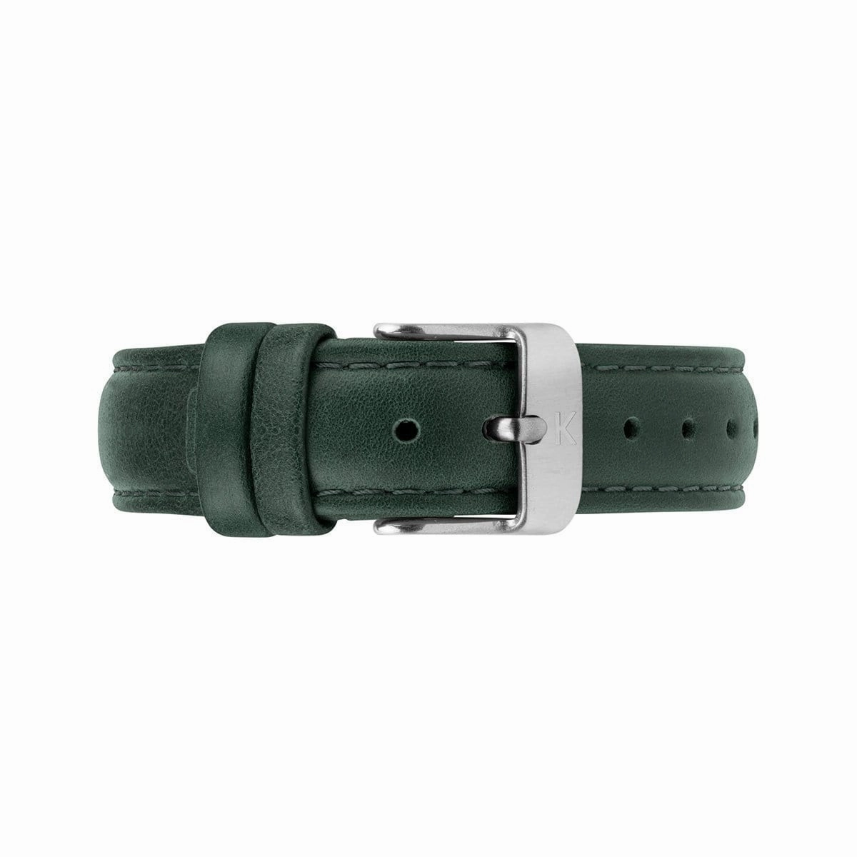 Green Leather Watch Strap - 16mm Width