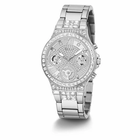 Guess Moonlight Silver Tone Multi-Function Ladies Watch GW0320L1