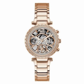 Guess Solstice Rose Gold Tone Multi-Function Ladies Watch GW0403L3